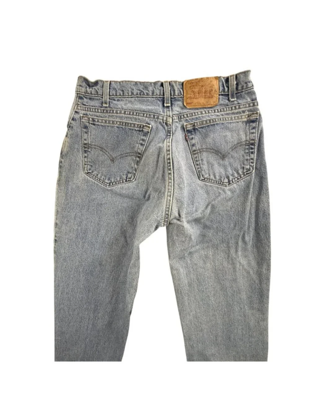 Vintage Levis 560 Jeans Mens 34x34 Blue Loose Tapered Zip Fly Made In USA 90s